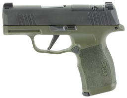 [365X-9-BXR3-FS] SIG P365, 9MM, 3.1IN, X-SERIES, GRN/BLK, X-RAY 3,  (2) 12RD  MAG, OPTIC READY, FORTUNATE SON