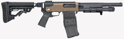 [50229] Mossberg NFA , 12 GA, 11.5"  CYLINDER CHOKE TUBE, 10 + 1, M590RM 12GA 11.5" CYLINDER BORE CHOKE TUBE REMOVEABLE 10RD MAG SYN FLAT DARK EARTH RECEIVER, NFA SHORT BARREL SHOTGUN