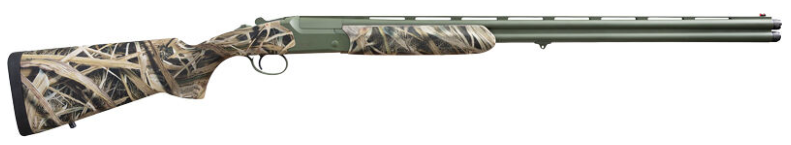 Akkar USA AKKAR 820 MARSH, 20GA, 28IN, 3 IN, BROWN CERAKOTE STEEL, MOSSY OAK BLADES CAMO STOCK, 5 EXT CHOKES