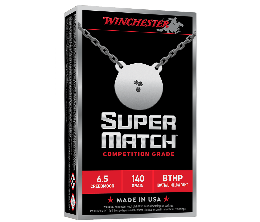 Winchester Ammunition WIN SPR MTCH 6.5CM 140GR BTHP 20/200
