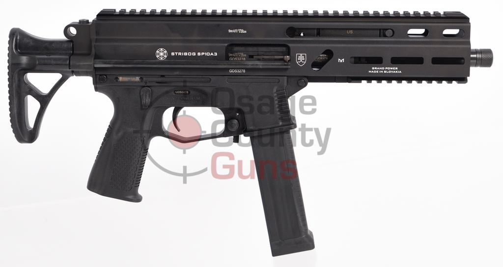 Grand Power Stribog SP10A3 10mm 8" SBR PDW — 810091157169