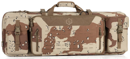[RB-4212DG-VER2-DBDU] Savior Chocolate Chip Urban Warfare 1000D Camo Double Rifle Bag, 42" Long
