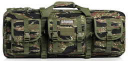 [RB-2412DG-V1-TIGR] Savior Tiger Stripe American Classic Shorty 1000D Camo Double Rifle Bag, 24" Long