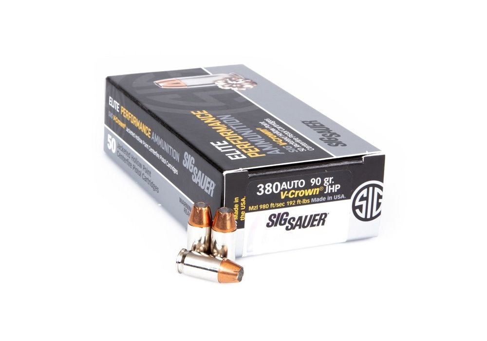 Sig Sauer V-Crown - 90gr - 380 ACP - 50rds
