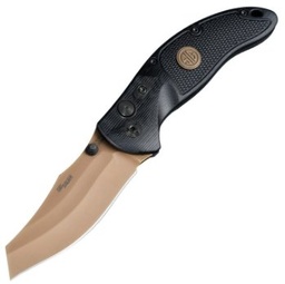 [Hogue-36460] Hogue Knife, EX04 Sig ES 3.5 WCB FDE G10 Sld Blk