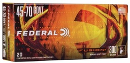 [F4570FS1] Federal Fusion Soft Point - 300gr - .45-70 Govt - 20rd
