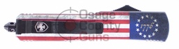 [M-BRF-33-1] Templar Knife OTF Betsy Ross Flag - Slim - Drop