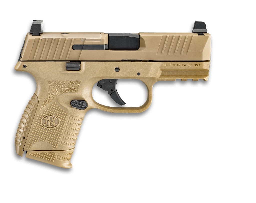 FN America 509 MRD FDE Compact, 9mm, 3.7" BBL, 1:10" Twist, 12rd/15rd
