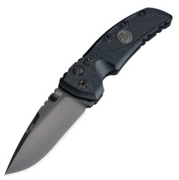 [Hogue-36132] Hogue SIG EX-A01 Tac Automatic Folder 3.5"- Grey Finish - Black G10