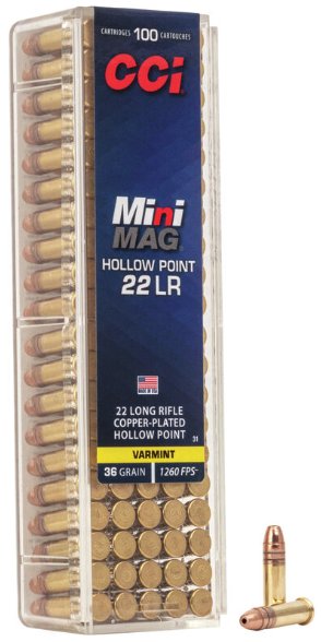 CCI Mini-Mag HP - 36gr - .22 LR - 100rd