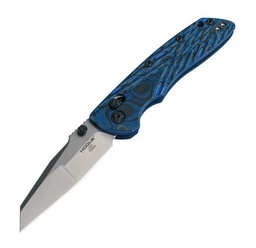 [Hogue-24263] Hogue Deka ABLE Lock Folder, 3.25" Wharncliffe Blade, Blue Lava / Stone Tumbled