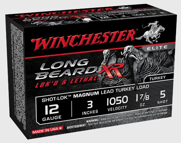 Winchester Long Beard XR, 12 Ga, 3", #5 shot 1-7/8 oz, Shot-Lok w/ Plated Lead, 10 Rds