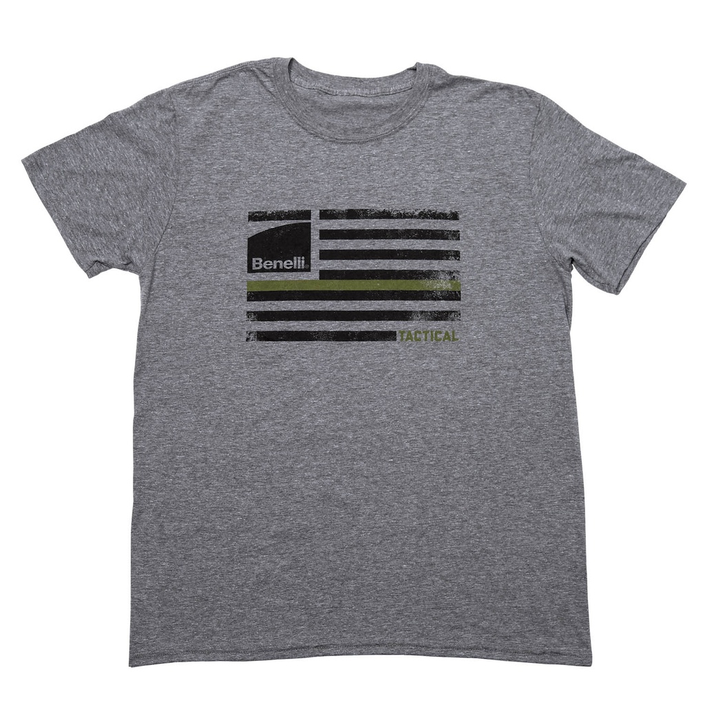 Benelli Tactical Short Sleeve T-Shirt, Premium Heather - Large