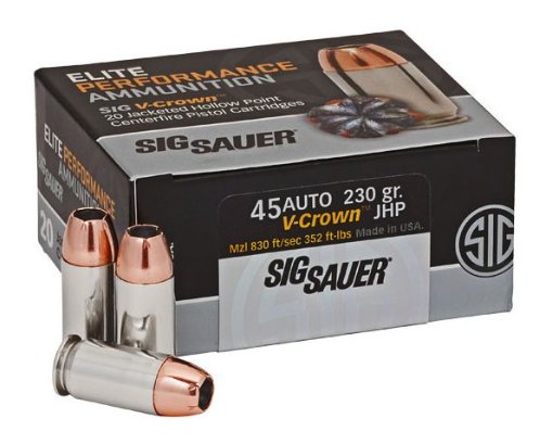 Sig Sauer Elite V-Crown .45 ACP HP 230gr - 20RD