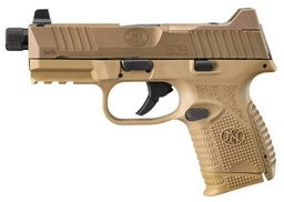 [66-100780] FN FN509 Compact Tactical, Threaded, FDE, 9mm, 4.32" BBL, 1:10" Twist,  12/24rd