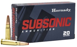 [80787] Hornady Sub-X Subsonic Ammo, 7.62x39, 255 Gr, 20 Rds