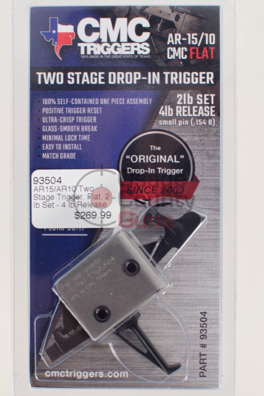 CMC 2-Stage 2-4lb Flat Bow Drop-In Trigger (Small Pin)