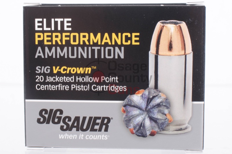 Sig Sauer Elite V-Crown .40 S&W JHP 165gr - 20RD