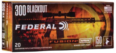 Federal Fusion MSR - 150gr - .300 Blackout - 20rd