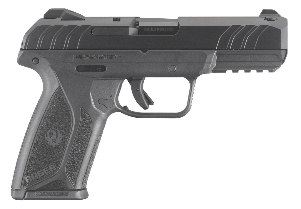 Ruger Security-9 Pistol, Black, 9mm, 4" BBL, 1:10" Twist, 15rd