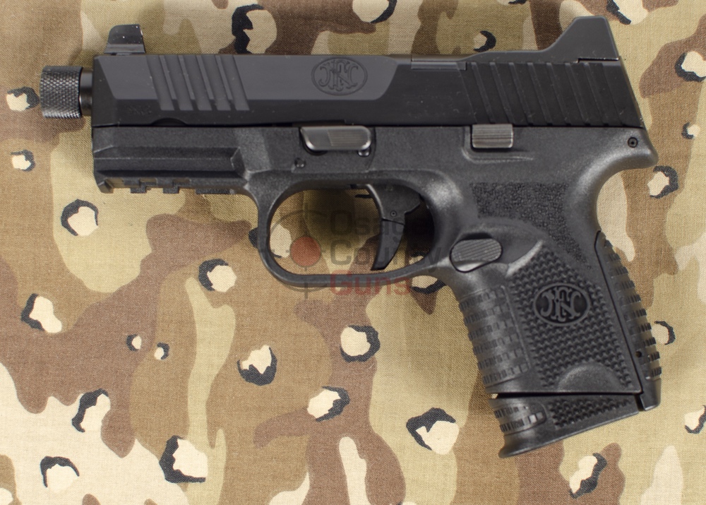 FN 509 Compact Tactical, Black, 9mm, 4.32" BBL, 1:10" Twist, 12rd/24rd