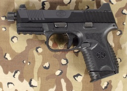 [66-100782] FN 509 Compact Tactical, Black, 9mm, 4.32" BBL, 1:10" Twist, 12rd/24rd
