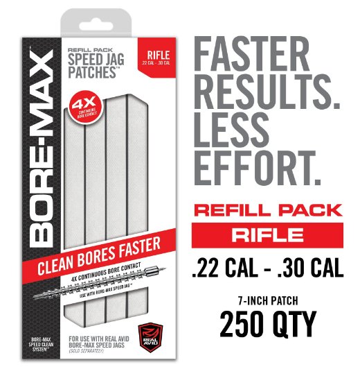 Real Avid Bore-Max Speed Jag Patches Refill Pack - 8"