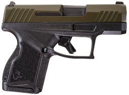 [1-GX4M93B] Taurus GX4 Black/MS Green, 9mm, 3.06" BBL, 2x11rd