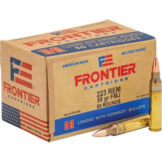 Hornady Frontier .223 Rem, FMJ, 55gr, 50rds