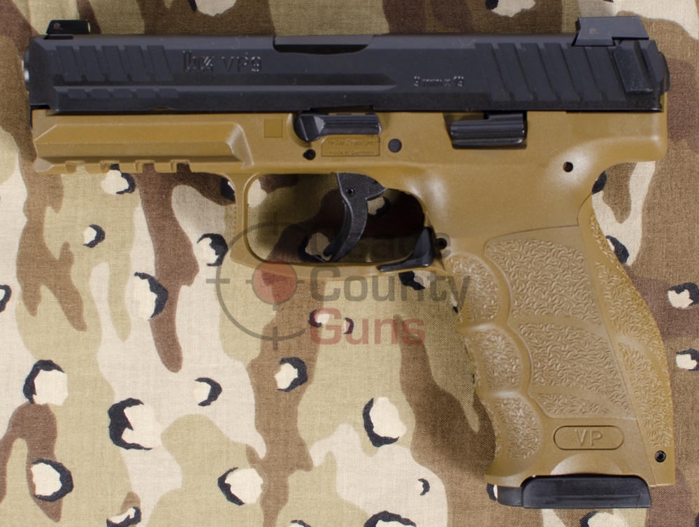 Heckler and Koch VP9 FDE, 9mm, 4.09" BBL, 3x17rd
