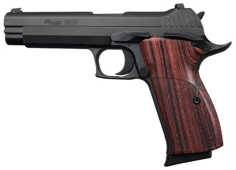 Hogue Grip Sig Sauer P210 American Non-Ambi - Kingwood - Checkered