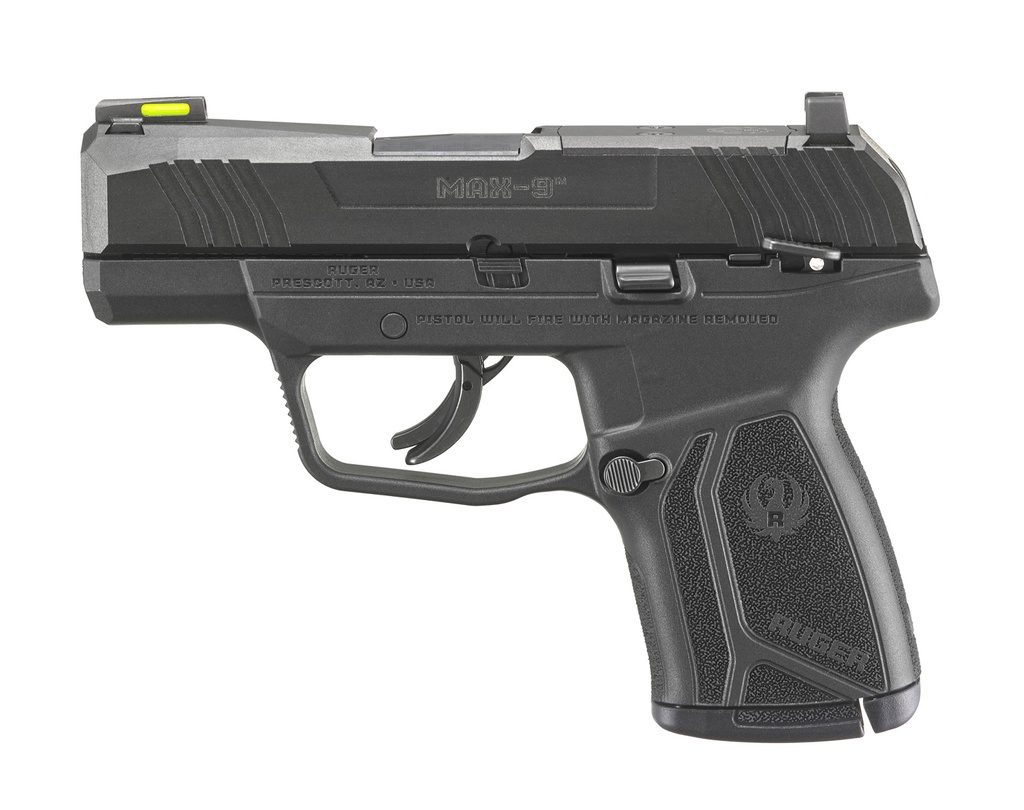 Ruger Max-9 10rd w/ Manual Safety, 9mm, 3.2" BBL, 10rd