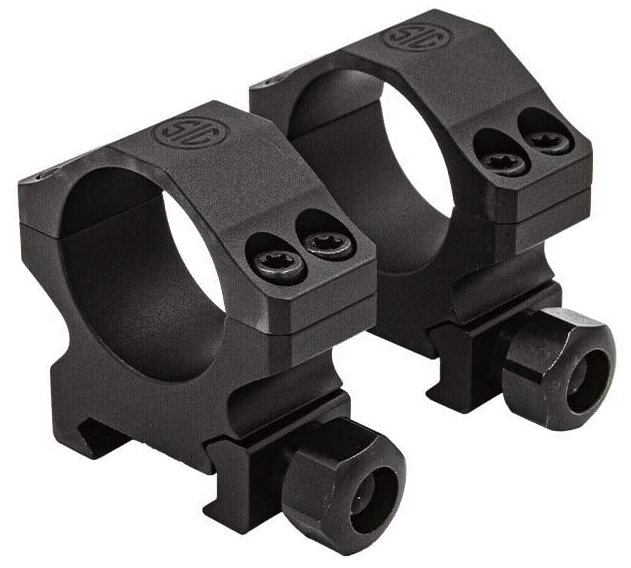 Sig Sauer ALPHA1 Scope Rings - High Profile 1.25" - 35mm - Aluminum