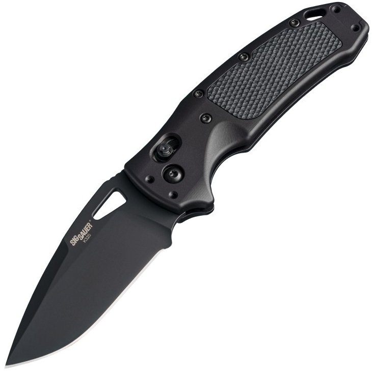 Hogue Sig Sauer K320 AXG Pro ABLE Lock Folder - Blk Aluminum - Drop Point