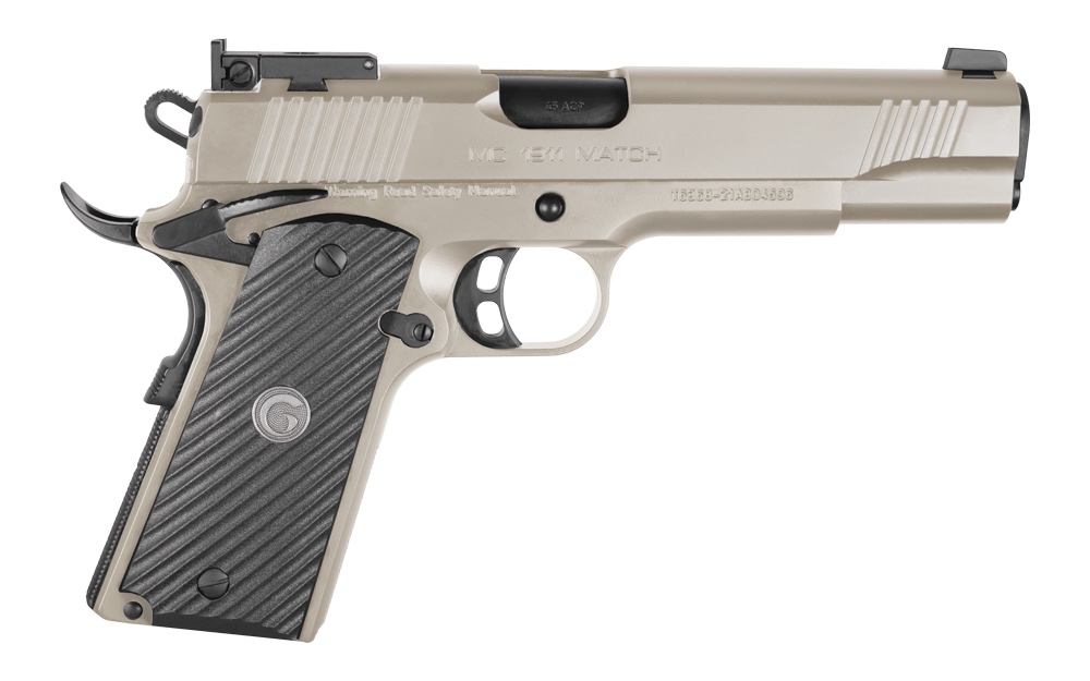 EAA Girsan 1911 Match Nickel, .45 ACP, 5" BBL, 8rd