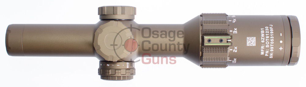 Sig Sauer Tango6T 1-6x24mm FDE SFP 30mm FL6 Hellfire Illum Reticle