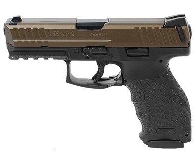 H&K VP9 Midnight Bronze, 9mm, 4.09" BBL, 17rd