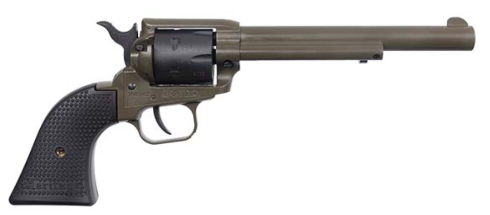 Heritage Rough Rider OD Green, .22 LR, 6.5" BBL, 6rd