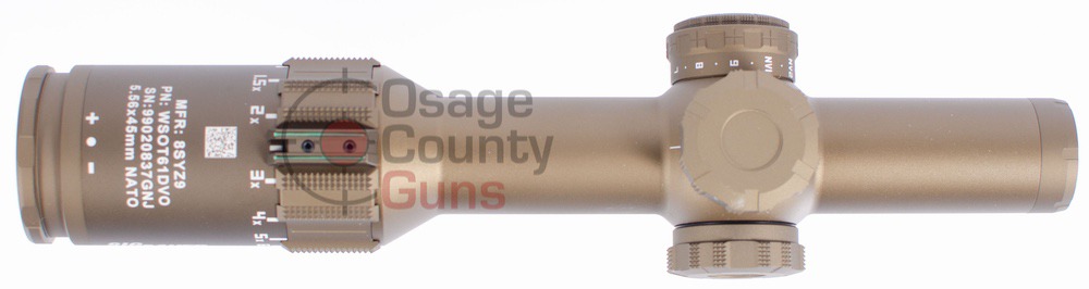 SIG TANGO6T FDE 1-6x24mm Scope, 30mm, FFP, Illuminated, DWLR-556