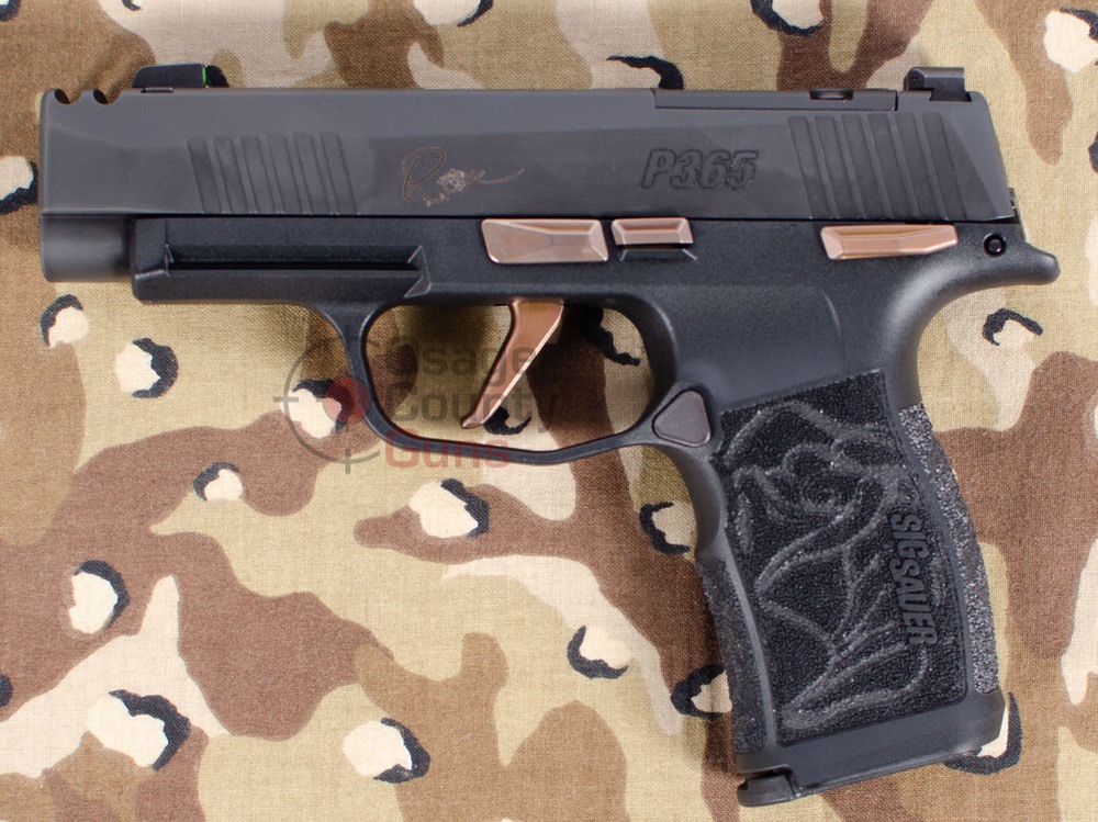 Sig Sauer P365XL Comp Rose, 9mm, 3.1" BBL, 12rd, Vault Safe