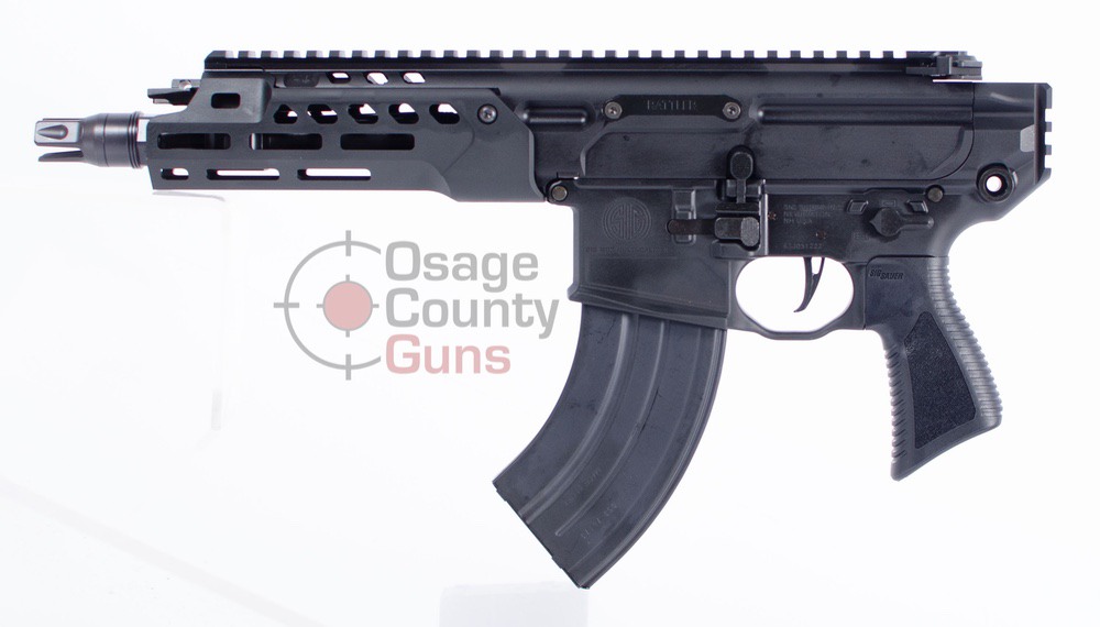 Sig Sauer MCX Rattler LT Pistol, 7.62x39, 7.75" BBL, 28 Rds