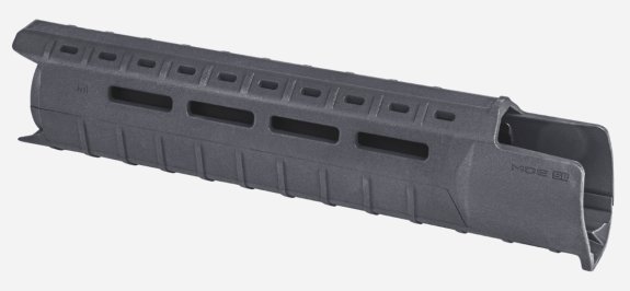 Magpul MOE Slim Line Handguard, Fits AR-15 Mid Length, Stealth Gray