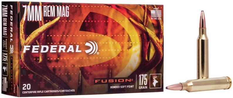 Federal Fusion Soft Point - 175gr - 7mm Rem Mag - 20rds