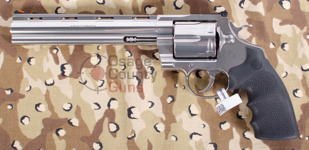 Colt Anaconda Stainless Revolver, .44 Mag, 8" BBL, 6 Rds