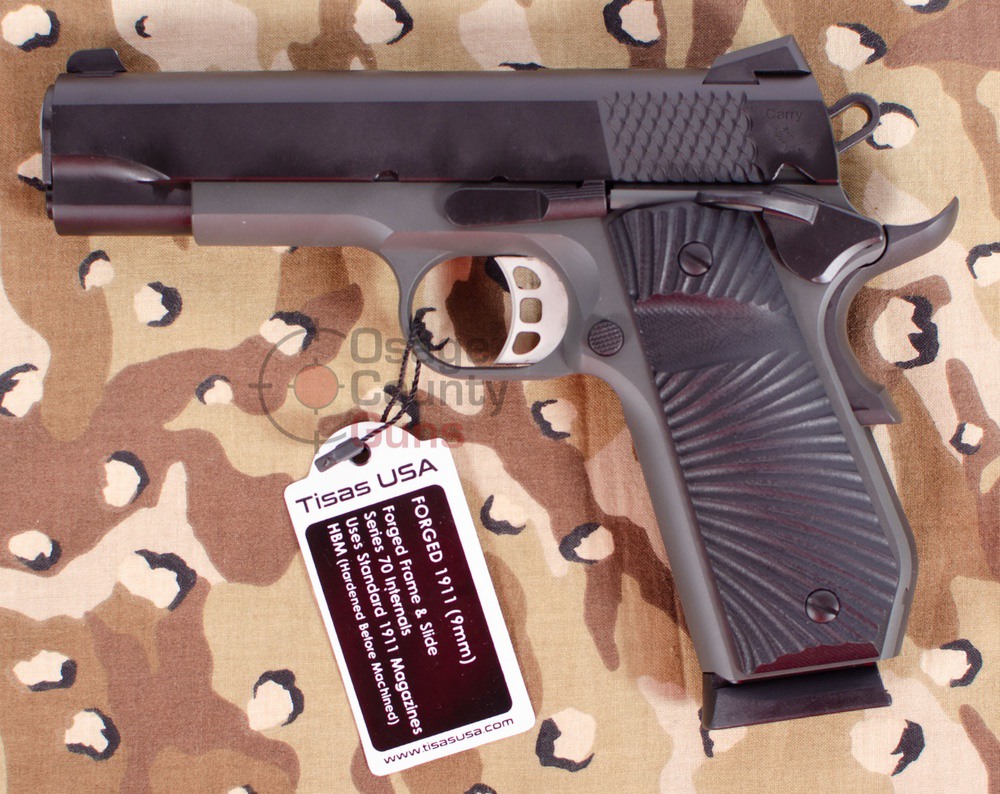 Tisas 1911 Stingray Carry B9BA, 9mm, 4.25" BBL, 2x10 Rds