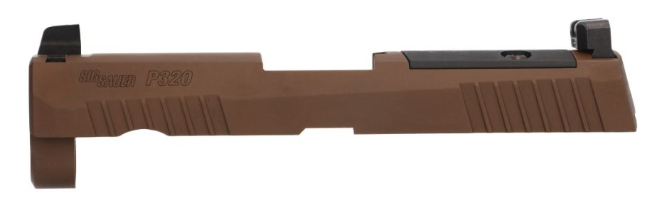 Sig Sauer P320 Compact/Carry Slide Assy, Coyote Brown, 9mm, 3.9"
