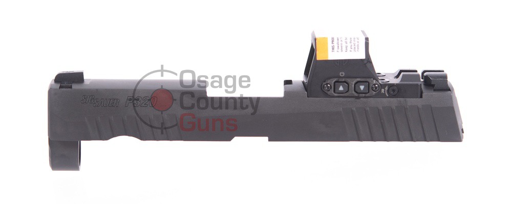 Sig Sauer APP Only P320 Carry Slide Assy w/ROMEO-X, 9mm, 3.9" BBL, Black