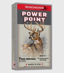[X7MMR1] Winchester Power-Point, 7mm Rem Mag, 150 Gr, 20 Rds