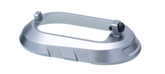 Tyrant CNC Magwell for SIG P320 - Grey w/Black Screw