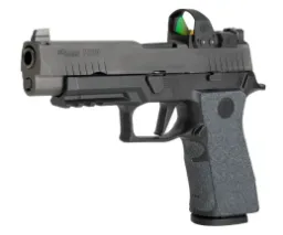 [Hogue-17689] Hogue Sig Sauer P320 9 / 40 / 357 - Wrapter Grit Adhesive Grip - Black - X5 Grip Module Full Size